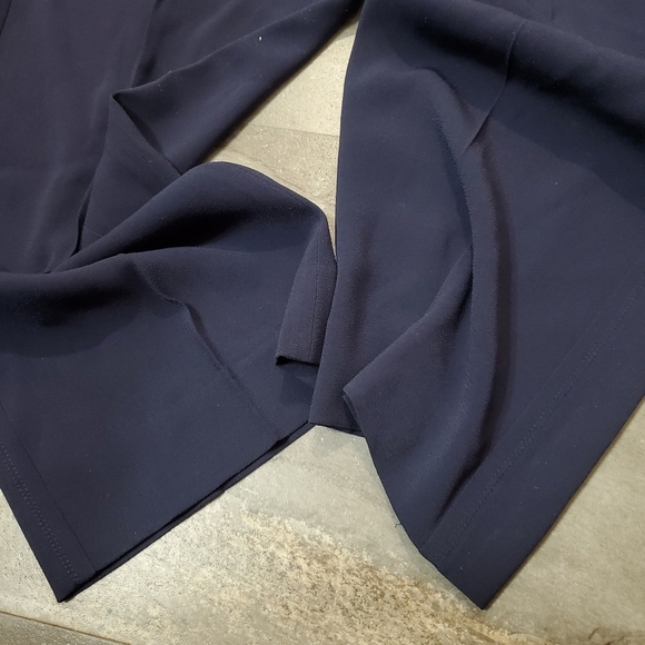 Vince Wide Leg Pull-on High Rise Pants. Navy Blue. Size S. 29" Inseam. - Picture 10 of 13